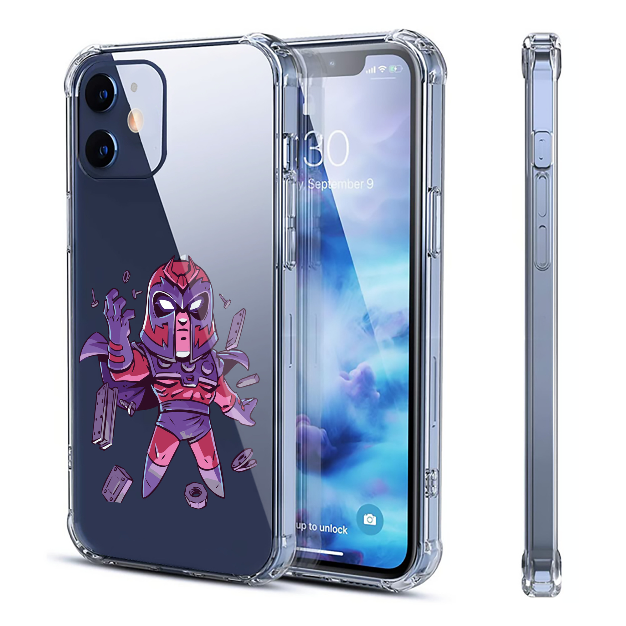 （画像用） アベンジャーズ The Avengers 【iPhone 12シリーズ対応】透明スマホケース（クリアソフトケース）